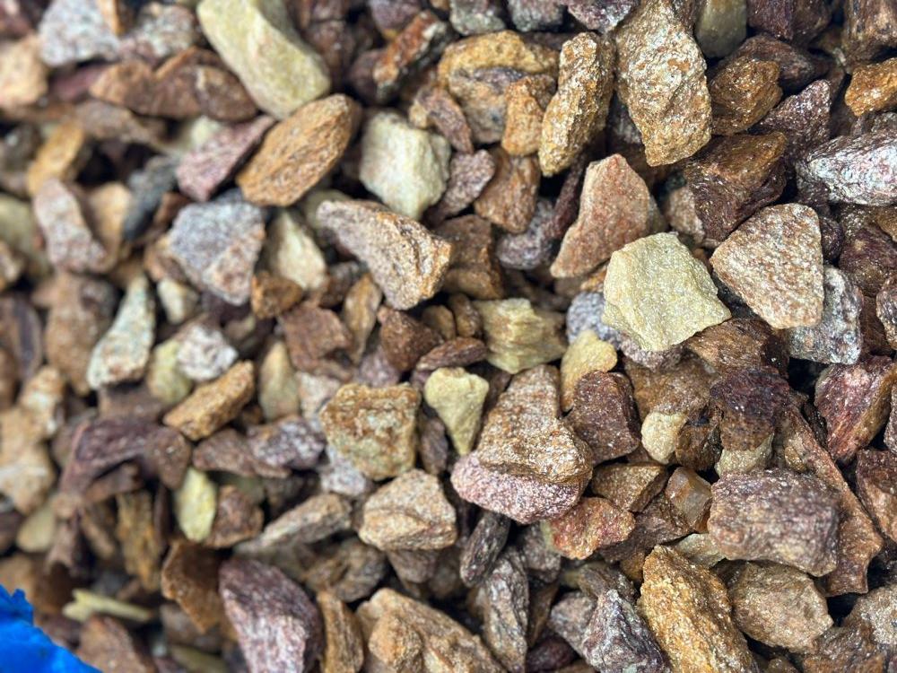 Златолит персиковый декоративная каменная крошка купить в Озёрске