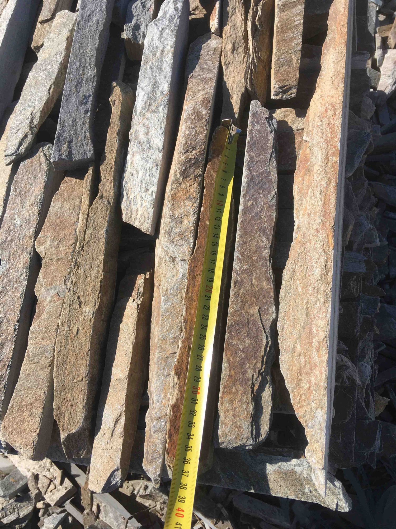 Горбушка златолит мультиколор для облицовки купить в Озёрске