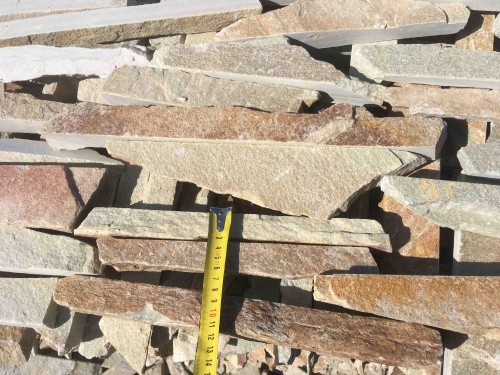 Горбушка златолит золотистый для облицовки купить в Озёрске