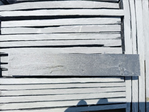 Плитка чёрная из натурального камня фасадная 30 см * 5 см, толщина 7 мм -30 мм купить в Озёрске